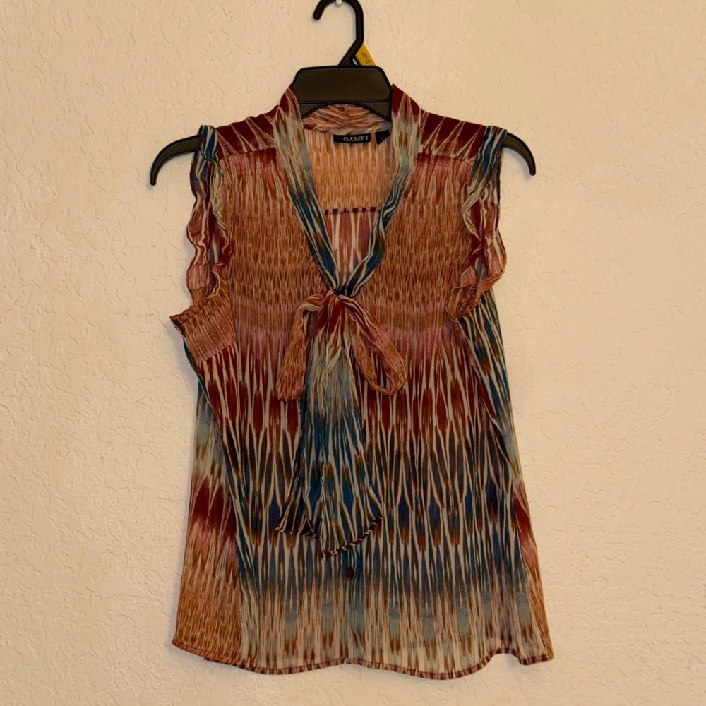 Multicolor Sleeveless Women's Top / blouse - Size PL